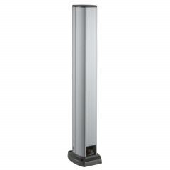 OptiLine 45 - colonnette aluminium avec passage - 2 faces - 0,7 m