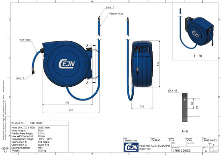 Enrouleurs CEJN SafetyReel G2