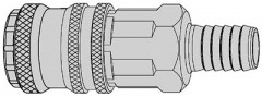 COUPLEUR ESAFE PR TUYAU 8