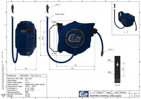 Enrouleurs SafetyReel-Enrouleur petit