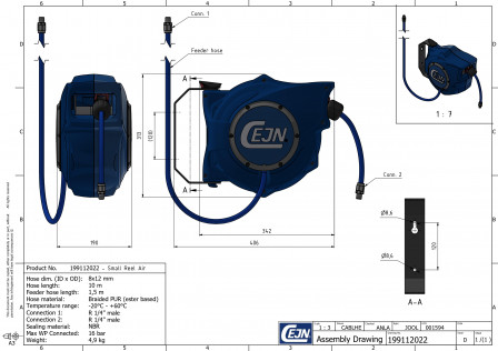 Enrouleurs SafetyReel-Enrouleur petit