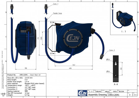 Enrouleurs SafetyReel-Enrouleur petit