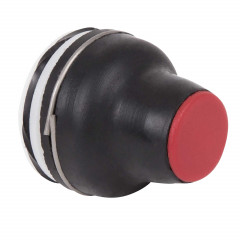 Harmony XACB - tête capuchonnée pour bouton-poussoir - rouge - 4mm, -25..+70°C