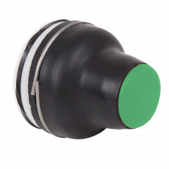 Harmony XACB - tête capuchonnée pour bouton-poussoir - vert - 4mm, -25..+70°C