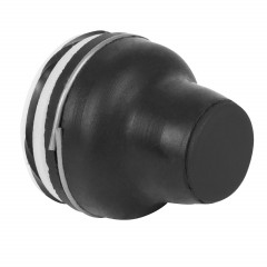 Harmony XACB - tête capuchonnée pour bouton-poussoir - noir - 4mm, -40..+70°C