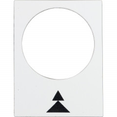 Harmony - étiquette - 30x40mm - blanc - droite PV-GV