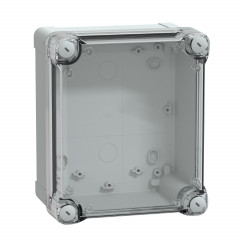 Thalassa - boîte industrielle - couvercle haut transparent - 192x164x105mm - PC