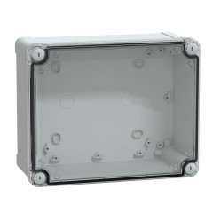 Thalassa - boîte industrielle - couvercle haut transparent - 241x192x105mm - PC