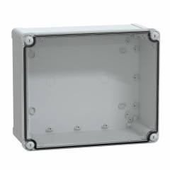Thalassa - boîte industrielle - couvercle haut transparent - 291x241x128mm - PC