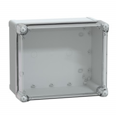 Thalassa - boîte industrielle - couvercle haut transparent - 291x241x168mm - PC