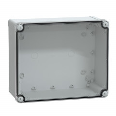 Thalassa - boîte industrielle - couvercle haut transparent - 291x241x128mm - ABS