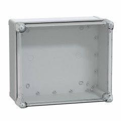 Thalassa - boîte industrielle - couvercle haut transparent - 341x291x168mm - ABS