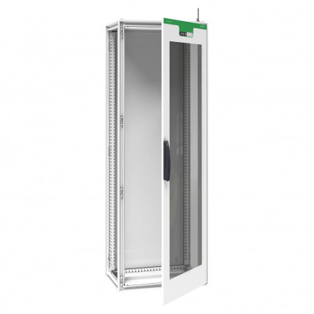 PrismaSet 6300 Active - cellule - 1 porte transparente - blanc - 2000x700x500mm
