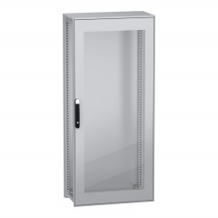 Spacial SFN - cellule - 1 porte transparente - assemblé - 1800x800x400mm