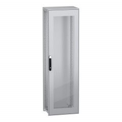 Spacial SFN - cellule - 1 porte transparente - assemblé - 2000x600x400mm