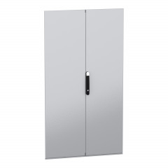 Spacial - double porte pleine pour cellule SFN & armoire SM - H=1800xL=1000mm
