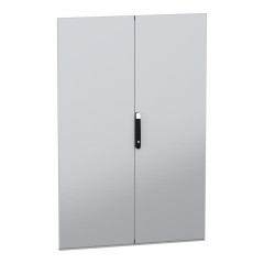 Spacial - double porte pleine pour cellule SFN & armoire SM - H=1800xL=1200mm