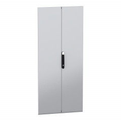 Spacial - double porte pleine pour cellule SFN & armoire SM - H=1800xL=800mm
