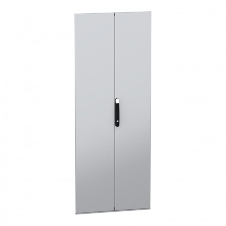 Spacial - double porte pleine pour cellule SFN & armoire SM - H=2000xL=800mm