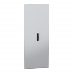 Spacial - double porte pleine pour cellule SFN & armoire SM - H=2000xL=800mm