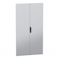 Spacial - double porte pleine pour cellule SFN & armoire SM - H=2200xL=1200mm