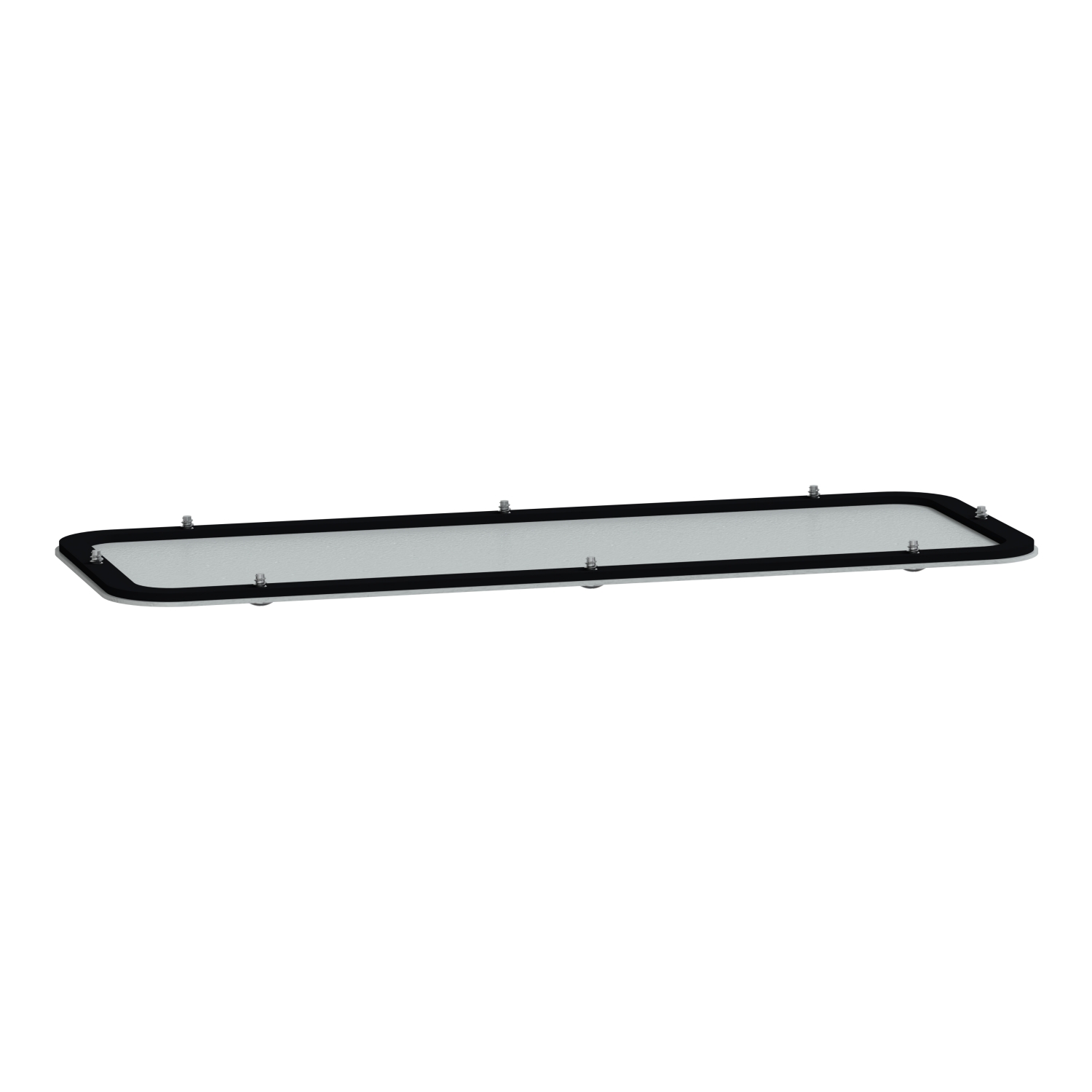 Spacial - plaque passe-câbles - pleine - pour coffret S3D - acier - 345x130mm
