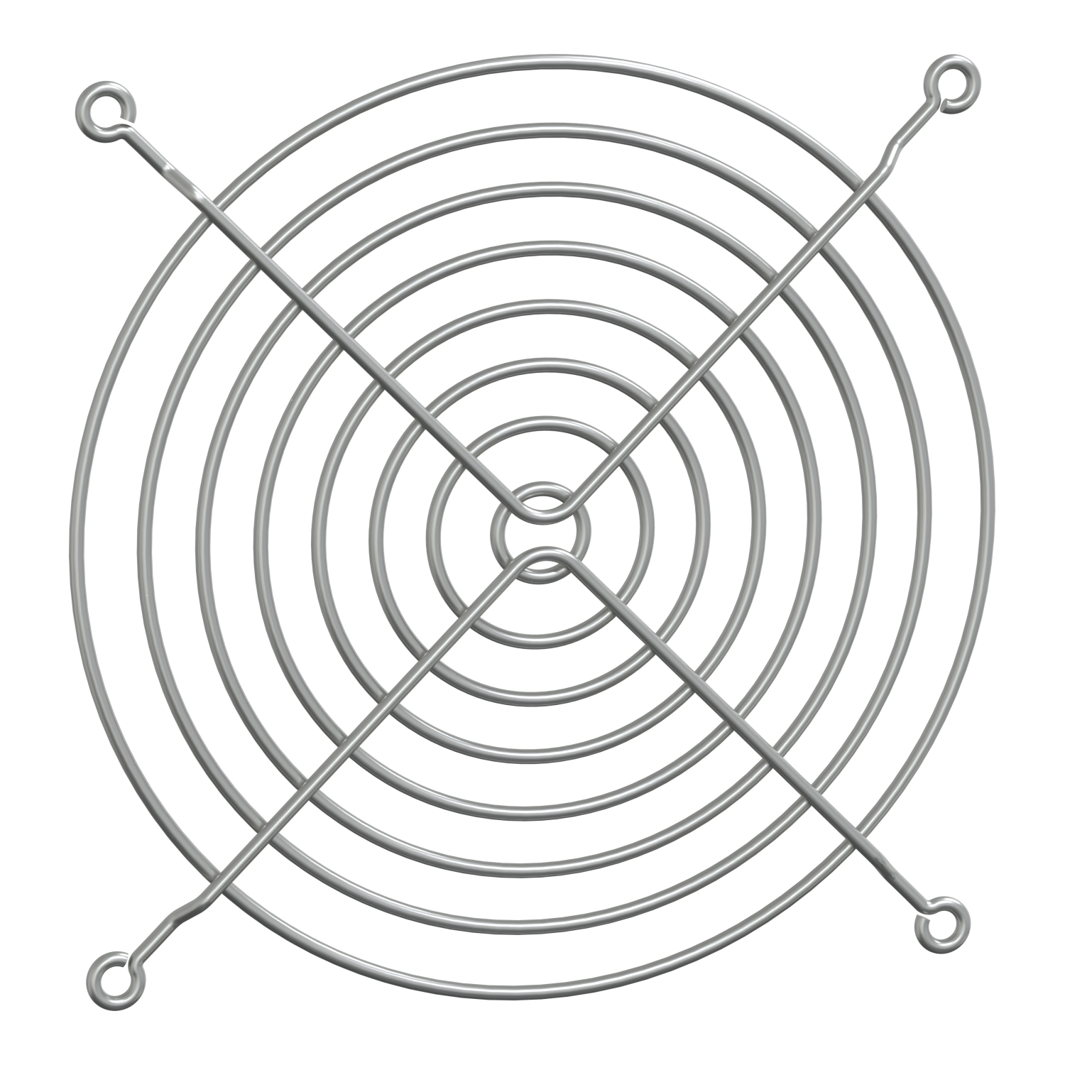 ClimaSys CV - grille métallique - protection arrière - découpe Ø114mm