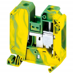 Borne à vis - pour conducteur de protection - 2 points - 35mm² - vert/jaune