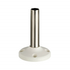 Harmony XVM - tube support+base fixation - L=100mm - aluminium blanc
