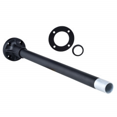 Harmony XVB - tube support+pied de fixation L=400mm - aluminium noir