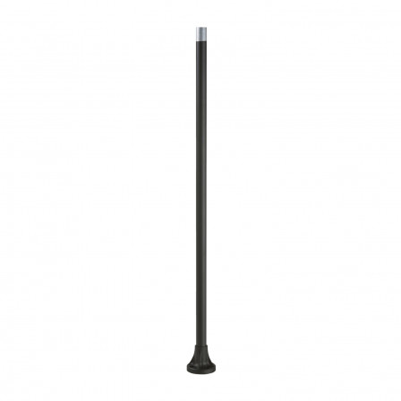 Harmony XVB - tube support+pied de fixation L=800mm - aluminium noir
