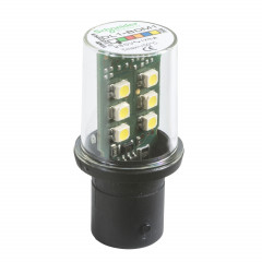 Harmony - lampe de signalisation LED - blanc - BA 15d - 230V