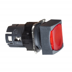 Harmony ZB6 - tête carrée pour bouton-poussoir lumineux - Ø16mm - rouge