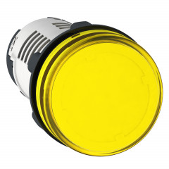 Harmony voyant rond - Ø22 - jaune - LED intégrée - 24V