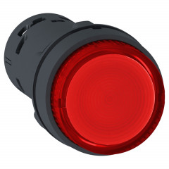 Harmony bouton poussoir lumineux - Ø22 - LED rouge - à impulsion - 1F - 24v