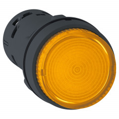 Harmony bouton poussoir lumineux - Ø22 - LED orange - à impulsion - 1F - 24v