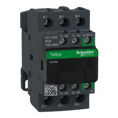 TeSys D - contacteur - 3P(3 NO) - AC3 - <= 440V 25A - 100 à 250Vca-cc
