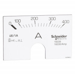 PowerLogic - cadran 0 à 400 A pour ampèremètre analogique modulaire