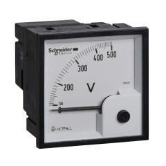 PowerLogic - Voltmètre analogique - encastré - 72x72mm - 0 à 500V