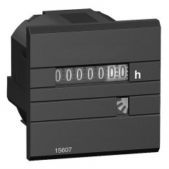 PowerLogic - Compteur horaire - encastré - 48x48mm - 12 à 36Vcc