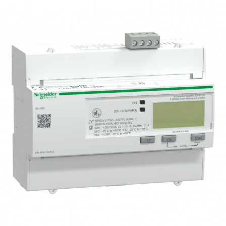 Acti9 iEM - compteur d'énergie tri - 125A - multitarif - alarm.kW - BACnet, MID