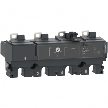 ComPacT NSX - déclencheur thermique-magnétique TM-G 125A - 4P4D pour NSX160