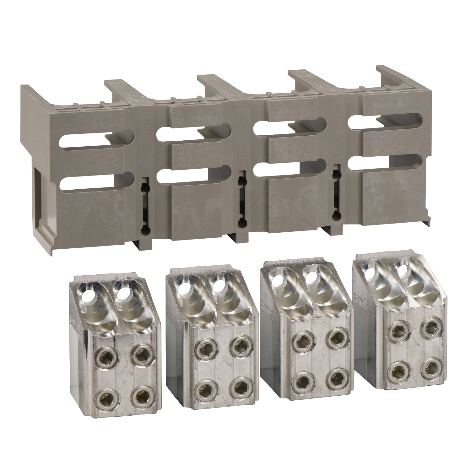 ComPacT NS - bornes + cahce-bornes pour 4 câbles 240mm² - 4P - pour NS630-1600 F