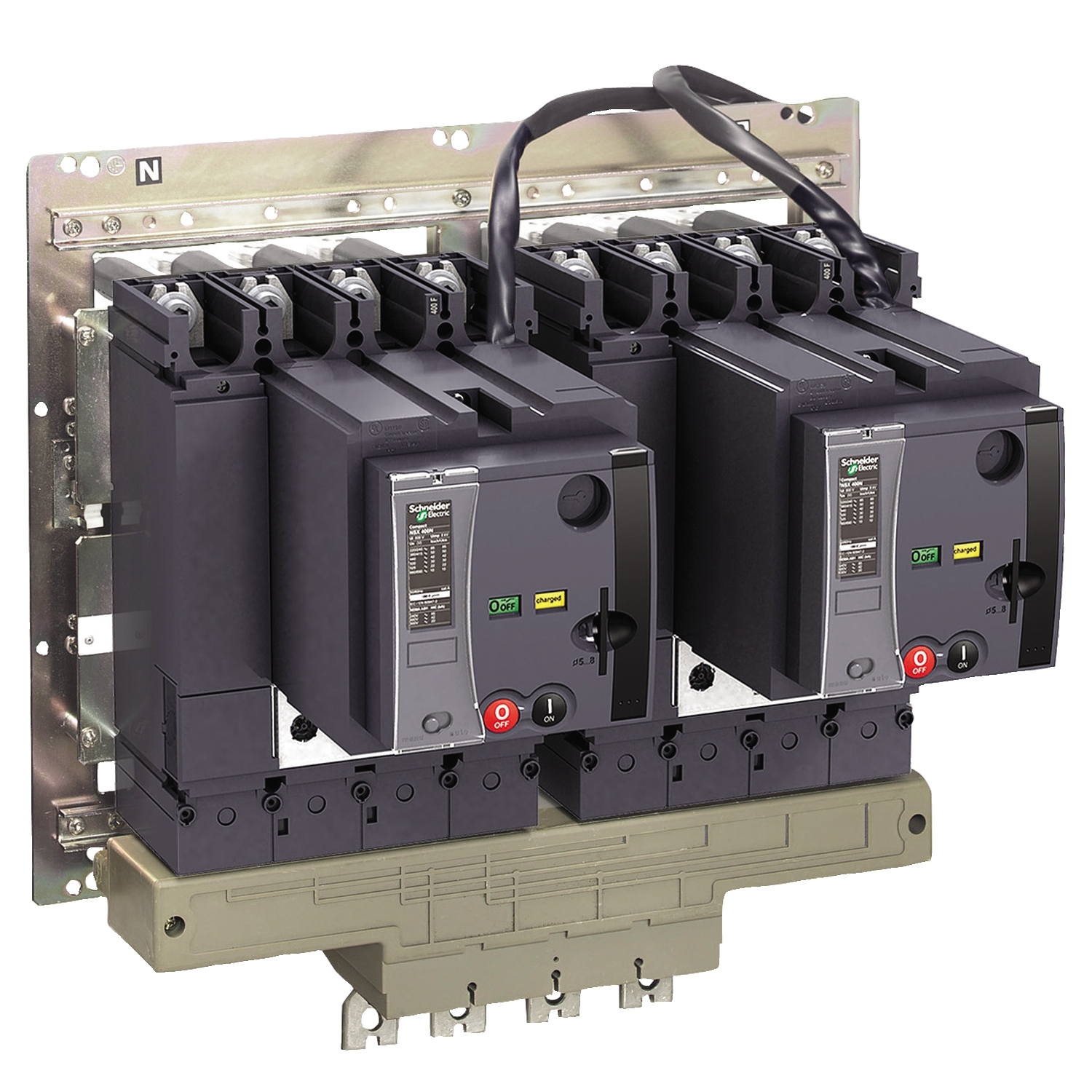 ComPacT NS - interverrouillage à tringle pour 2 appareils - fixe - pr NS630-1600