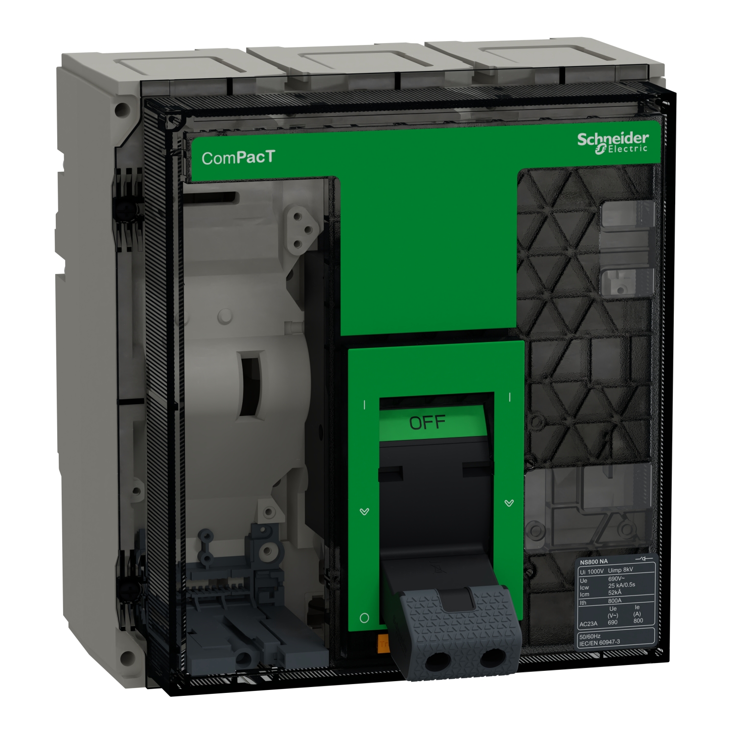 ComPacT NS800NA - bloc interrupteur sans déclencheur - 3P - fixe - manuel