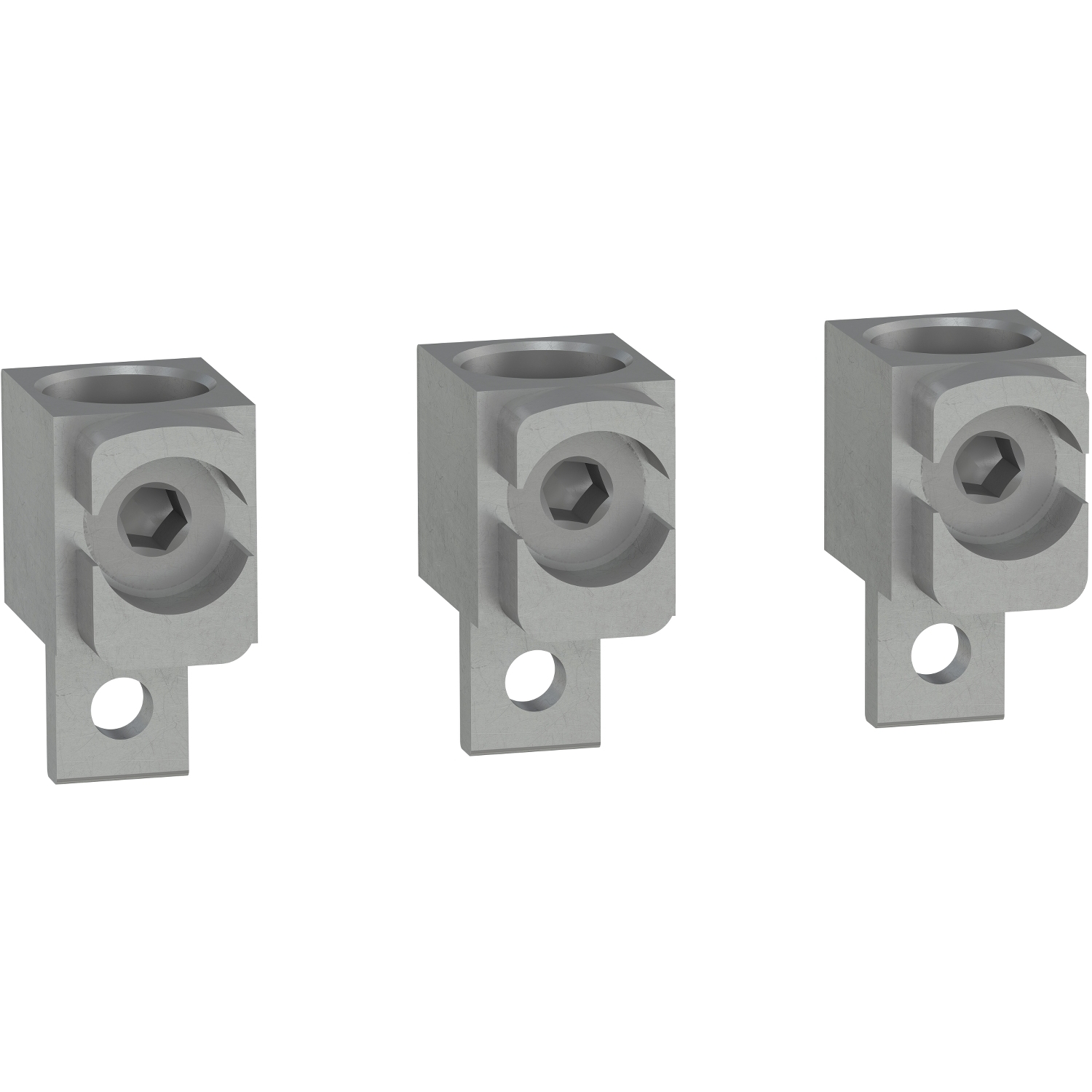 ComPacT NSX INS/INV - Lot 3 bornes aluminium - <=250A - pour câbles 120 à 240mm²