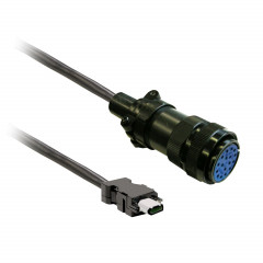 Lexium - Cable codeur 3m blinde, b ch2 conn. mil