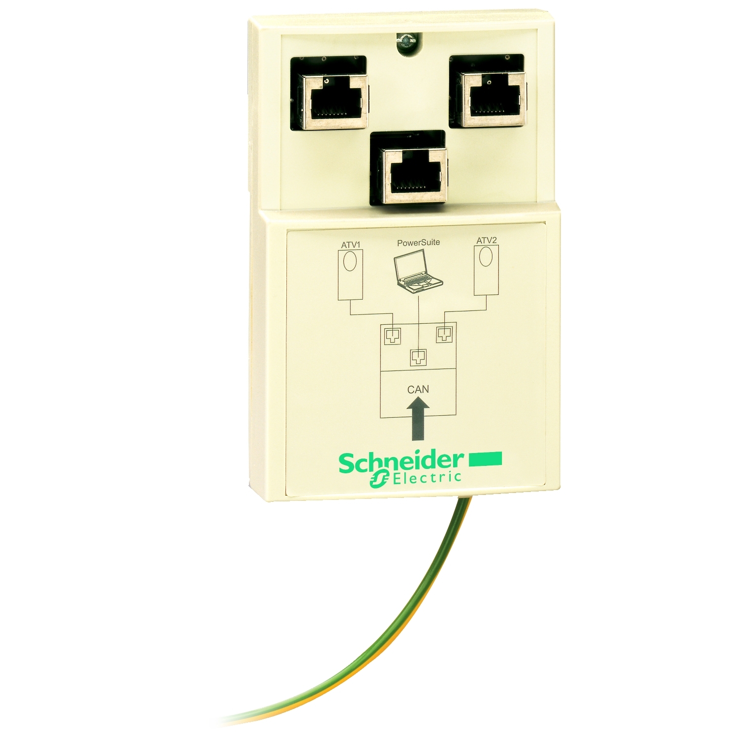 Altivar - boîtier de dérivation CANopen - 2xRJ45 et 1xRJ45