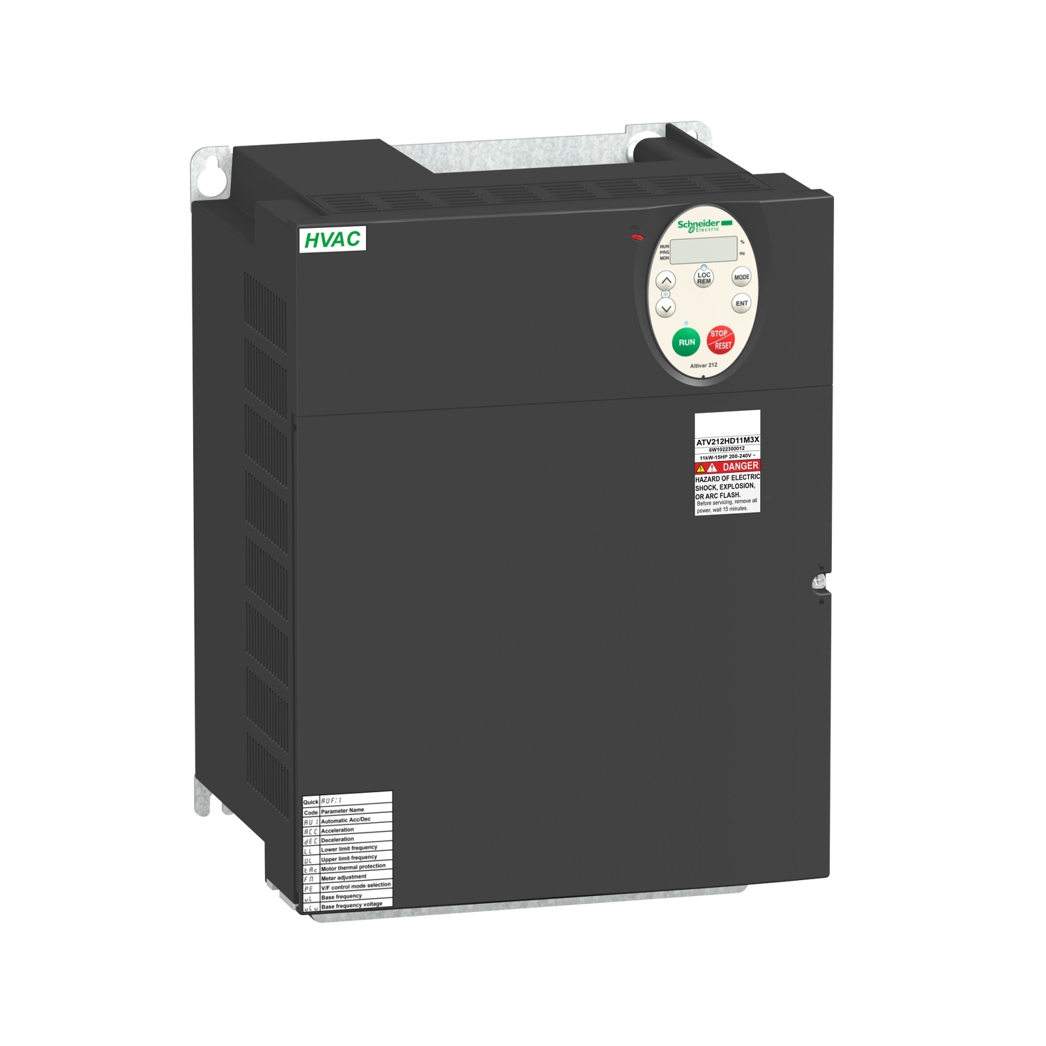 Altivar - Atv212 18,5kw 25hp 240vtr i ss cem ip20 v