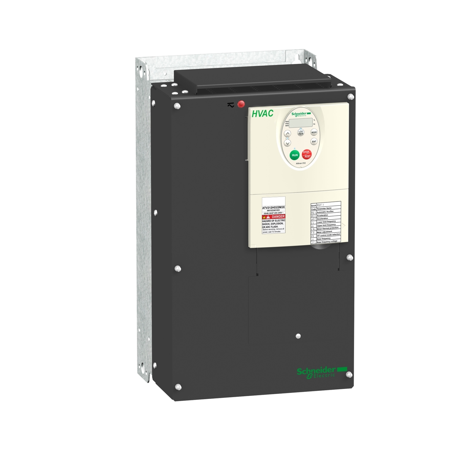 Altivar - Atv212 22kw 30hp 240vtri ss cem ip20 var